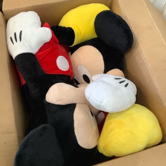 Lot Of 2 Mickey Mouse Twins Clubhouse Plush Stuffed Animal Jumbo 24" Disney CUTE - Picture 11 of 11